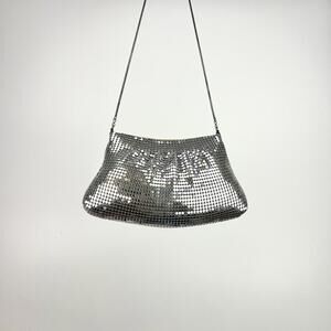 Silver sequin shoulder / crossbody going out party purse bag